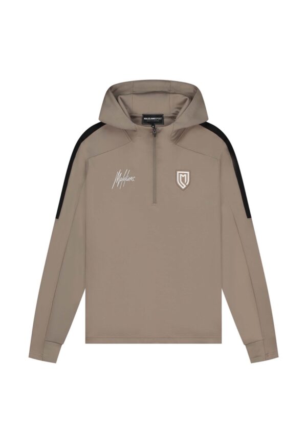 Malelions Sport Fielder Hoodie MS1-AW23-07-164 Bruin maat