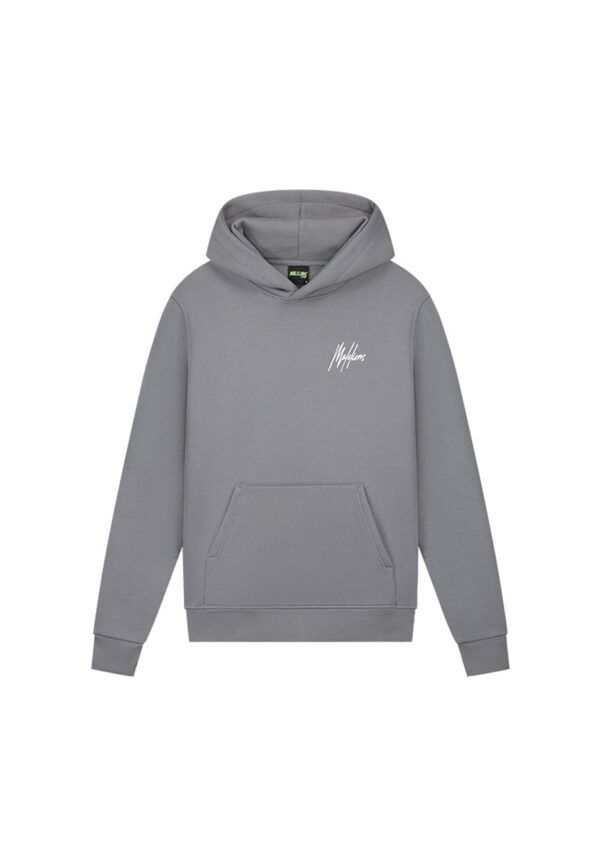 Malelions Sport Logo Hoodie MS1-AW23-25-200 Grijs maat