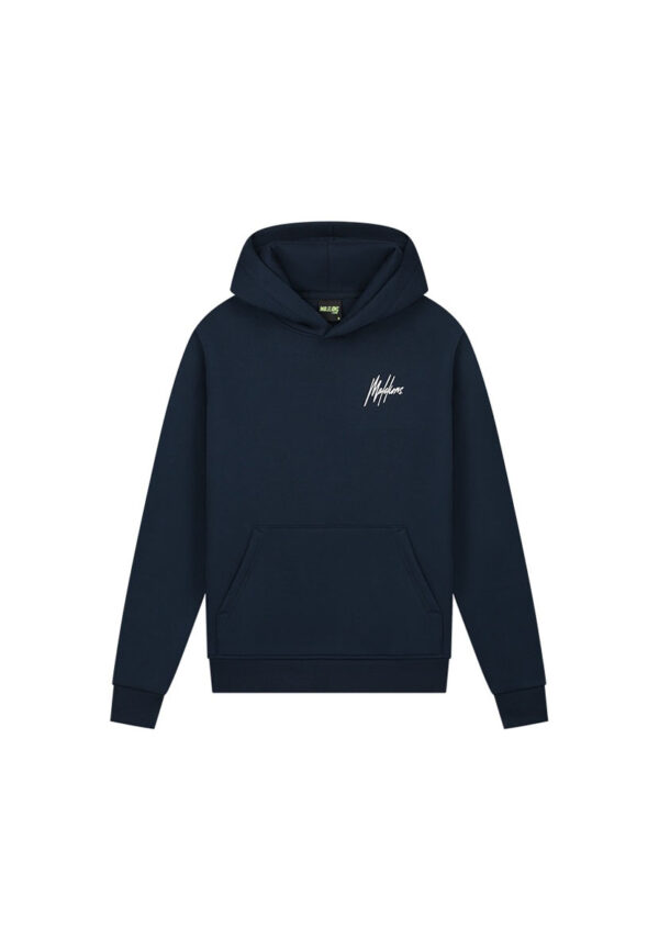 Malelions Sport Logo Hoodie MS1-AW23-25-303 Blauw maat