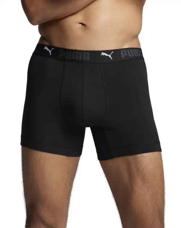 Sport Heren Boxershort 2-pak- Zwart - Katoenen mannen ondergoed zwart