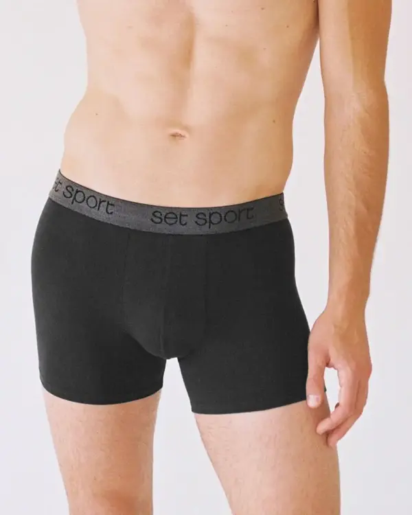 Sport heren boxer short 18452 - Sport mannen ondergoed - Katoen - Elastische band