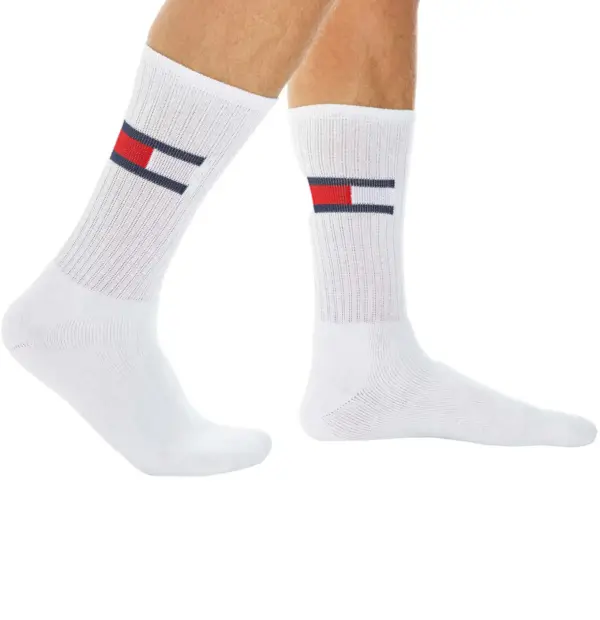 Tommy Hilfiger 2-pack - Sport Sokken - Elastisch katoenen witte heren sokken